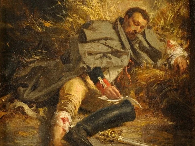 1825-Jacques-François-Camille Clère - Camille Clere Verwundet